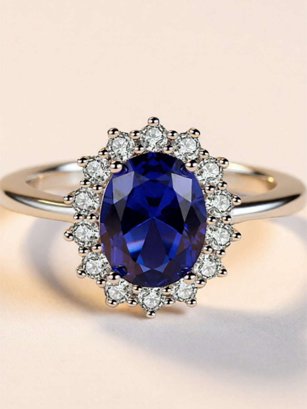 Sapphire 925 Sterling Silver Ring