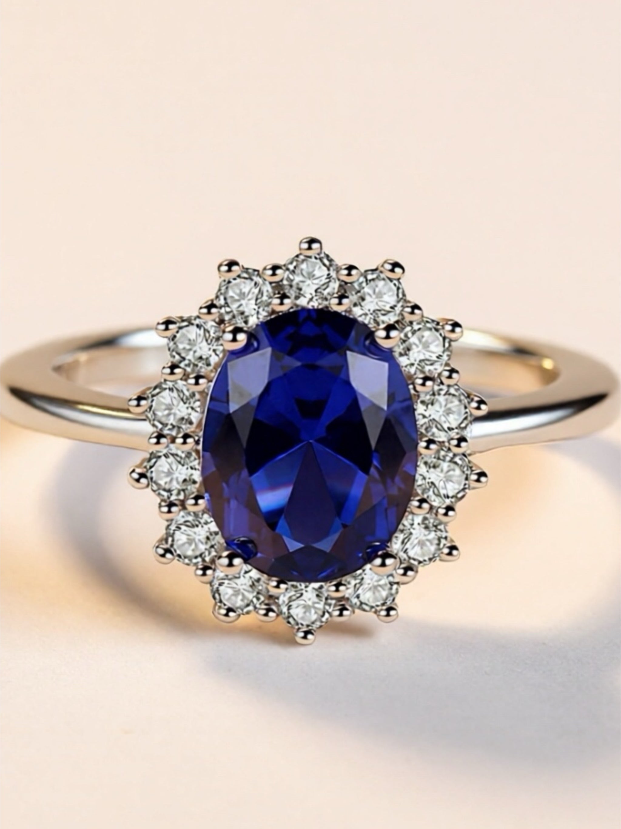 Sapphire 925 Sterling Silver Ring
