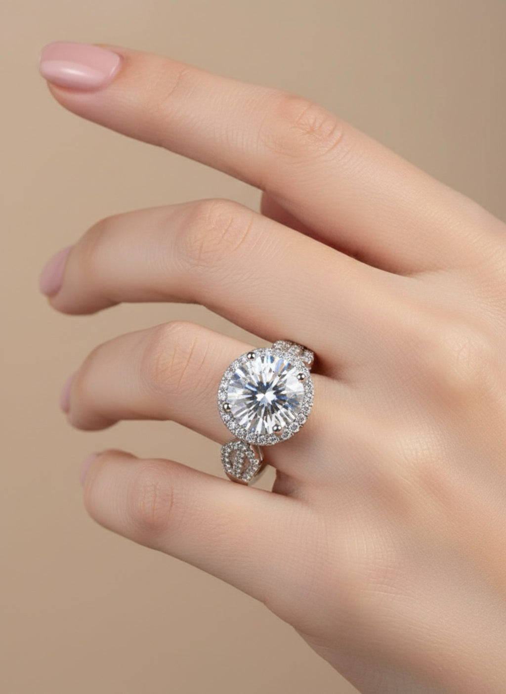 5 Carat Moissanite 925 Sterling Silver Ring