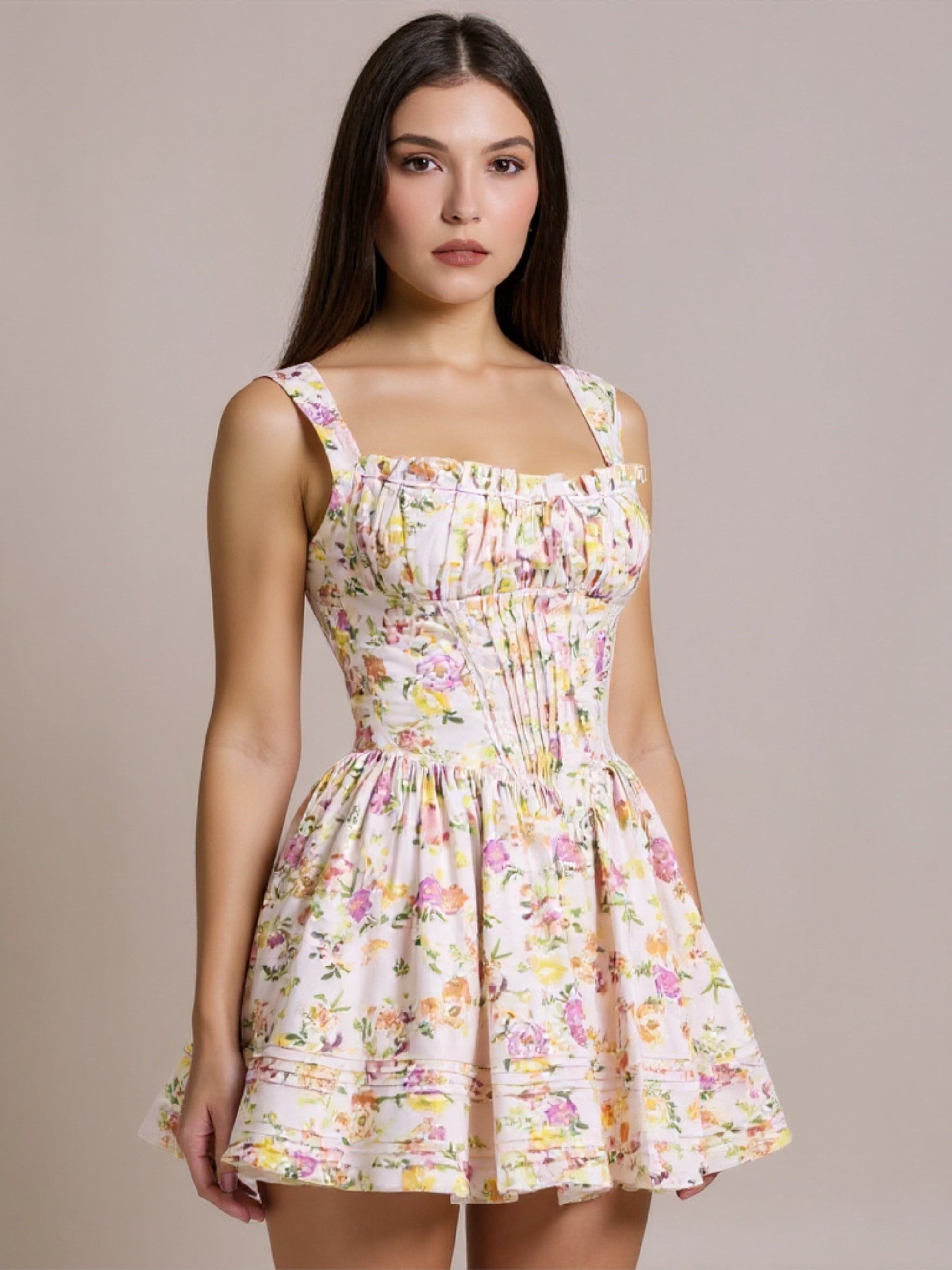 Corset Waist Short Dress