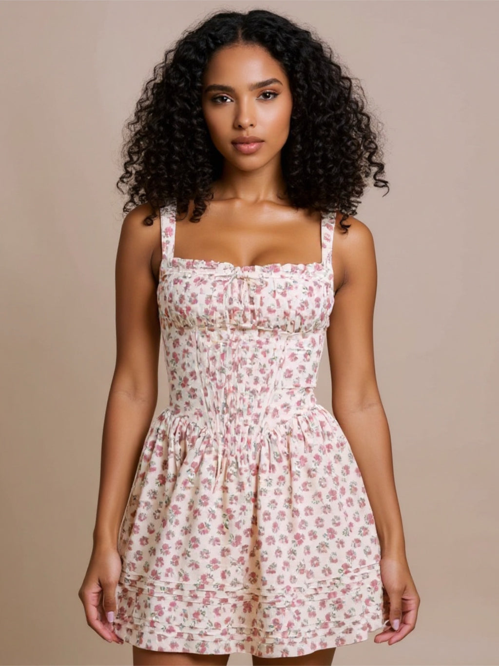 Corset Waist Short Dress