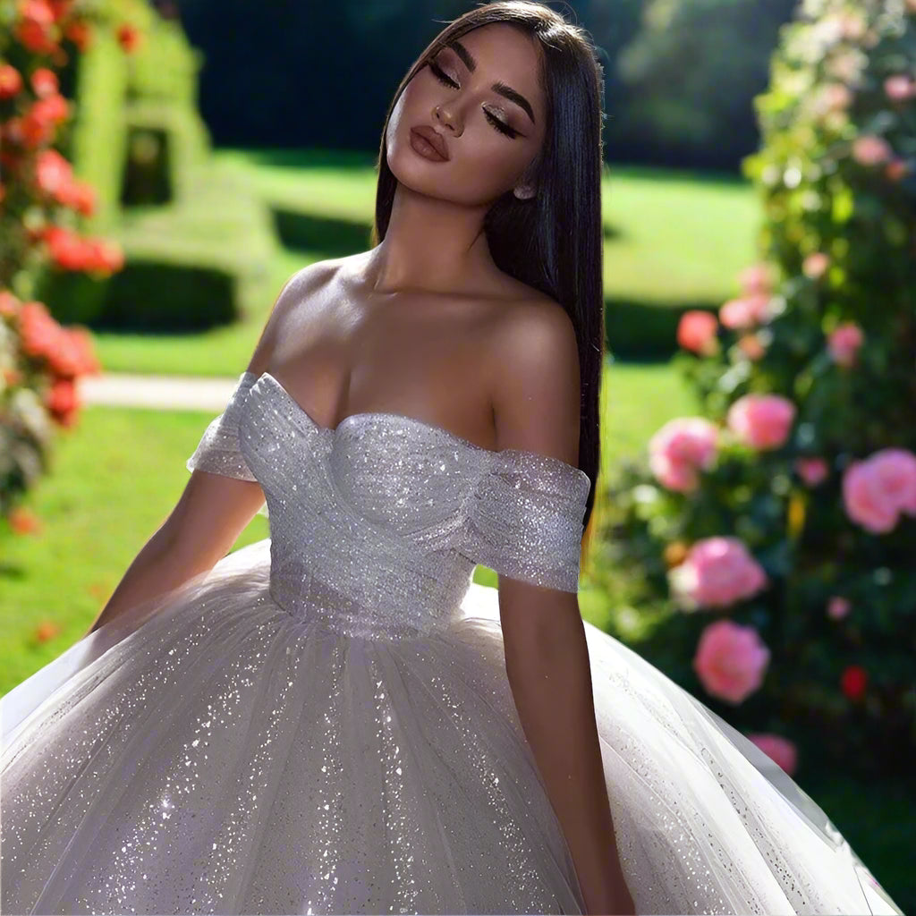 Glitter Princess Wedding Dress