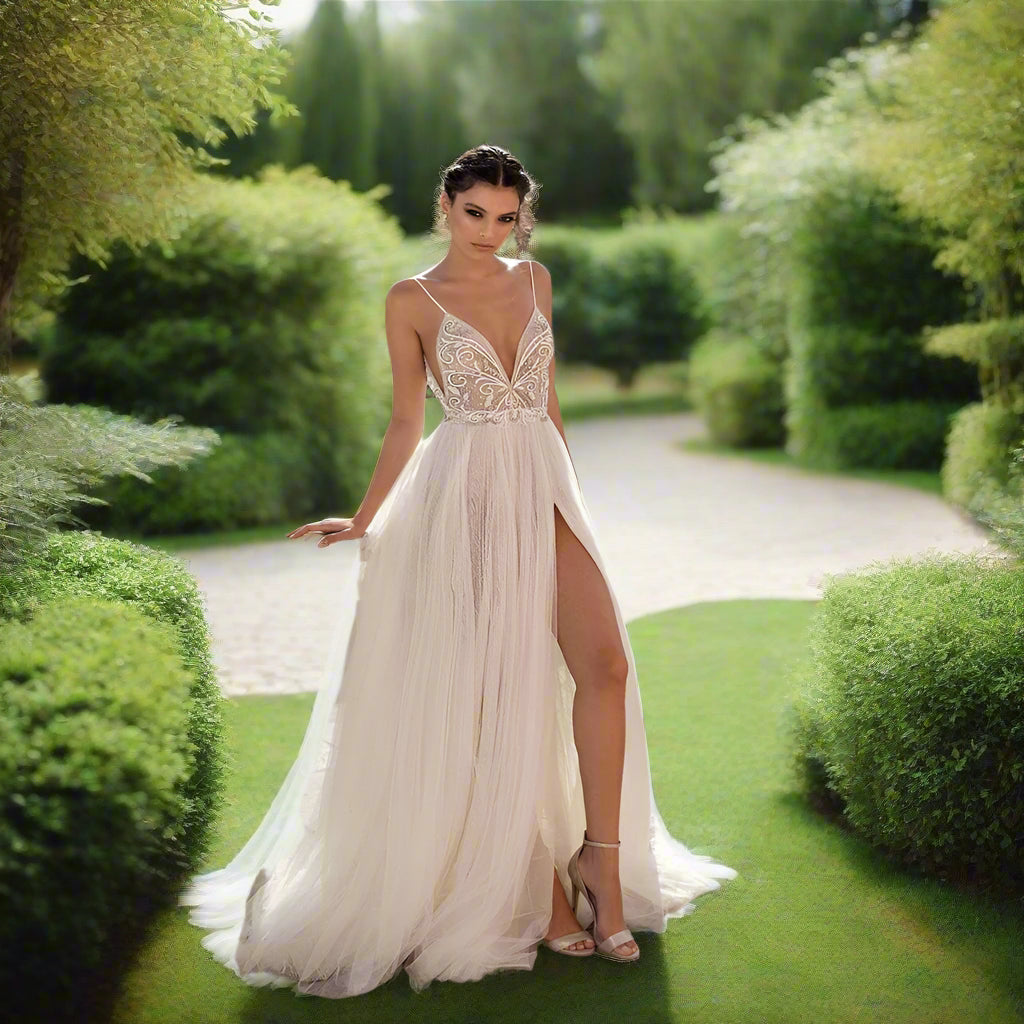 Lace A-Line Bridal Gown