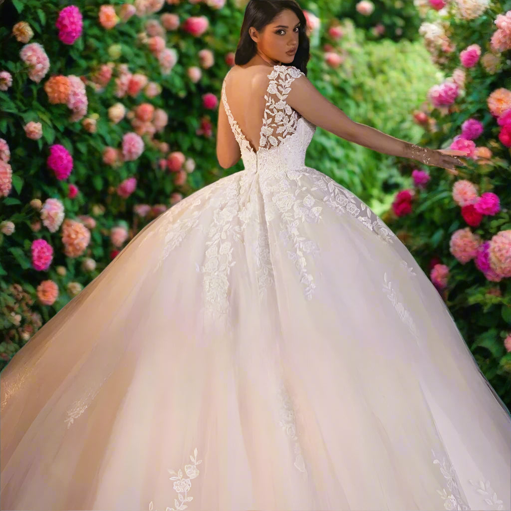 Lace Ball Gown Wedding Dress