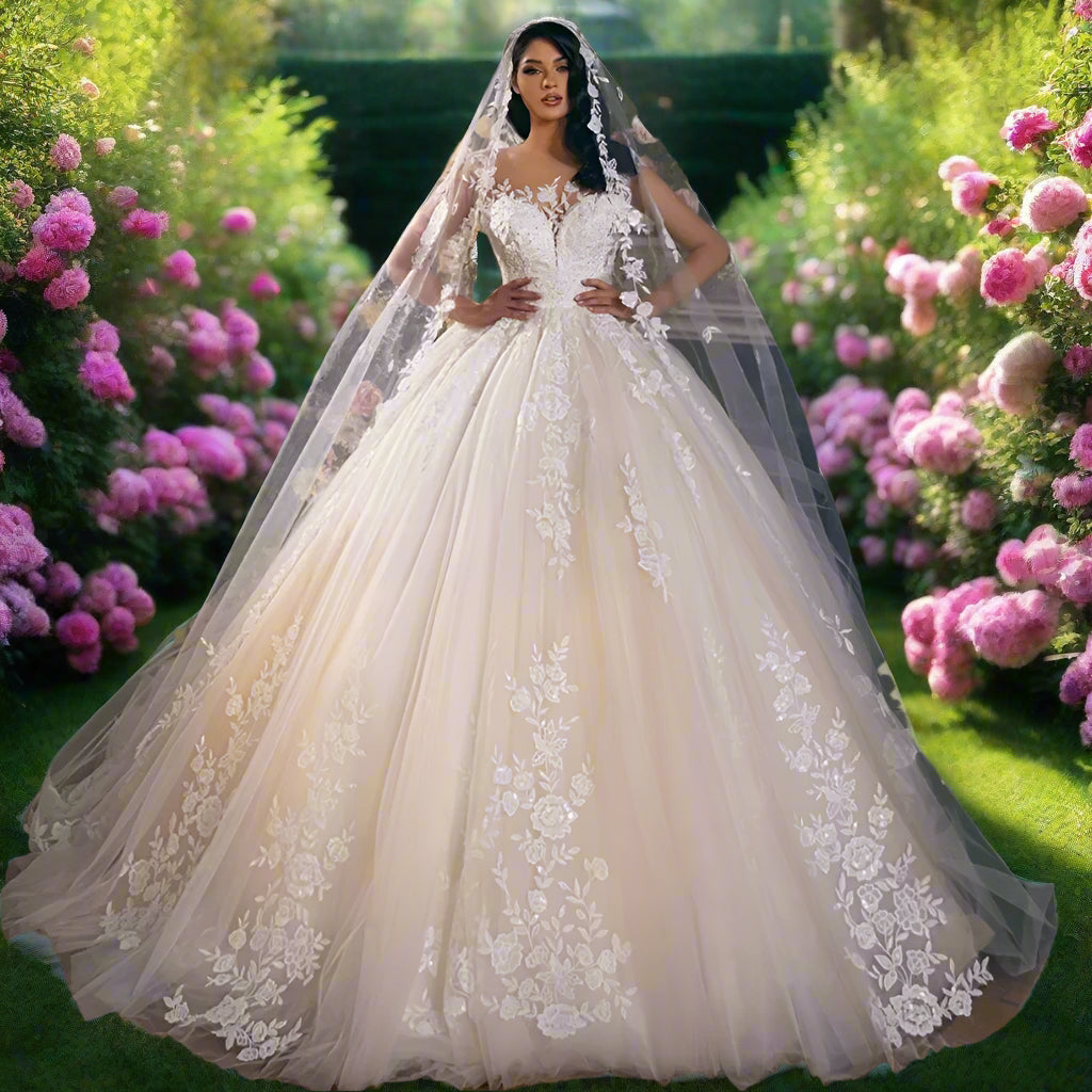 Lace Ball Gown Wedding Dress