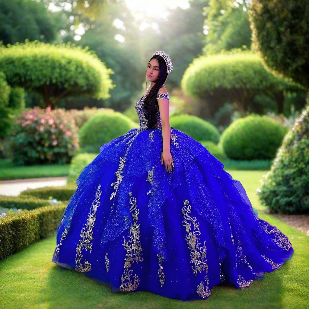 Royal Blue Quinceanera Dress