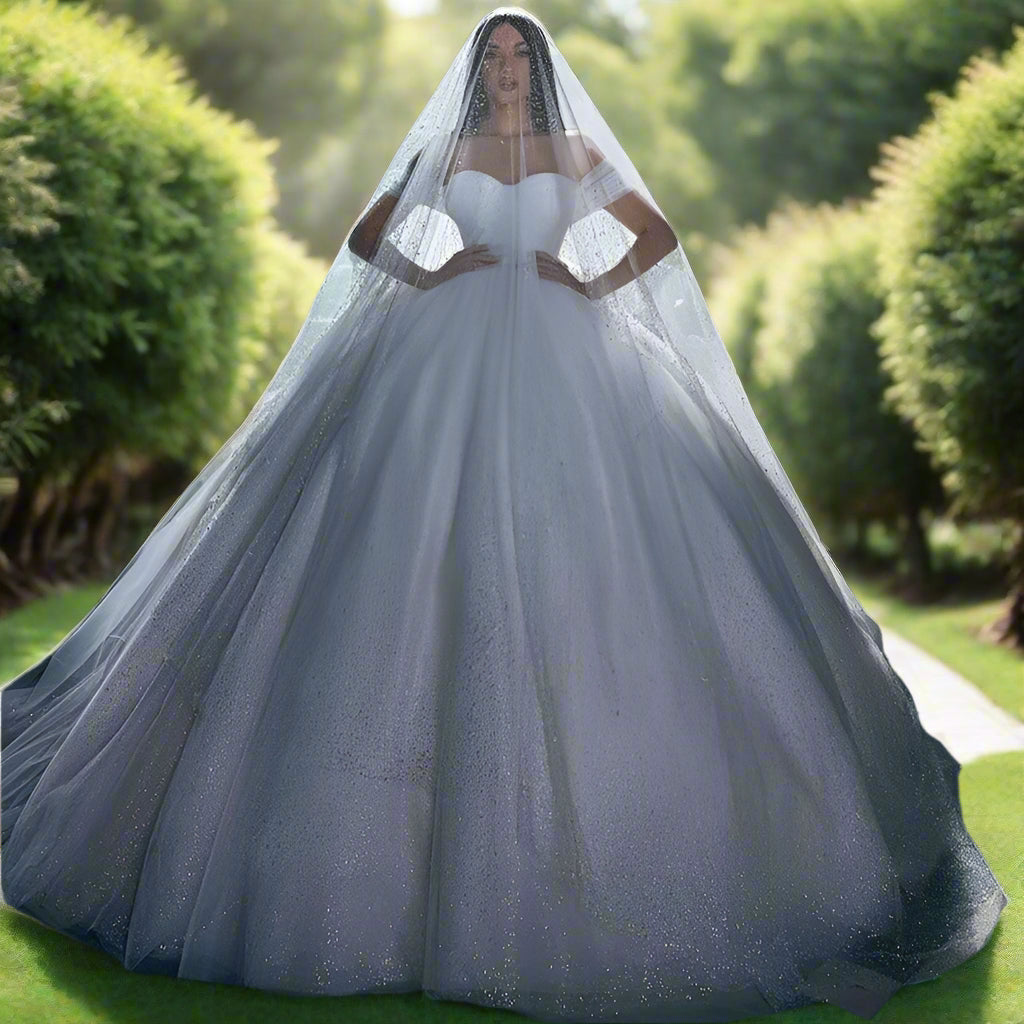 Glitter Princess Wedding Dress