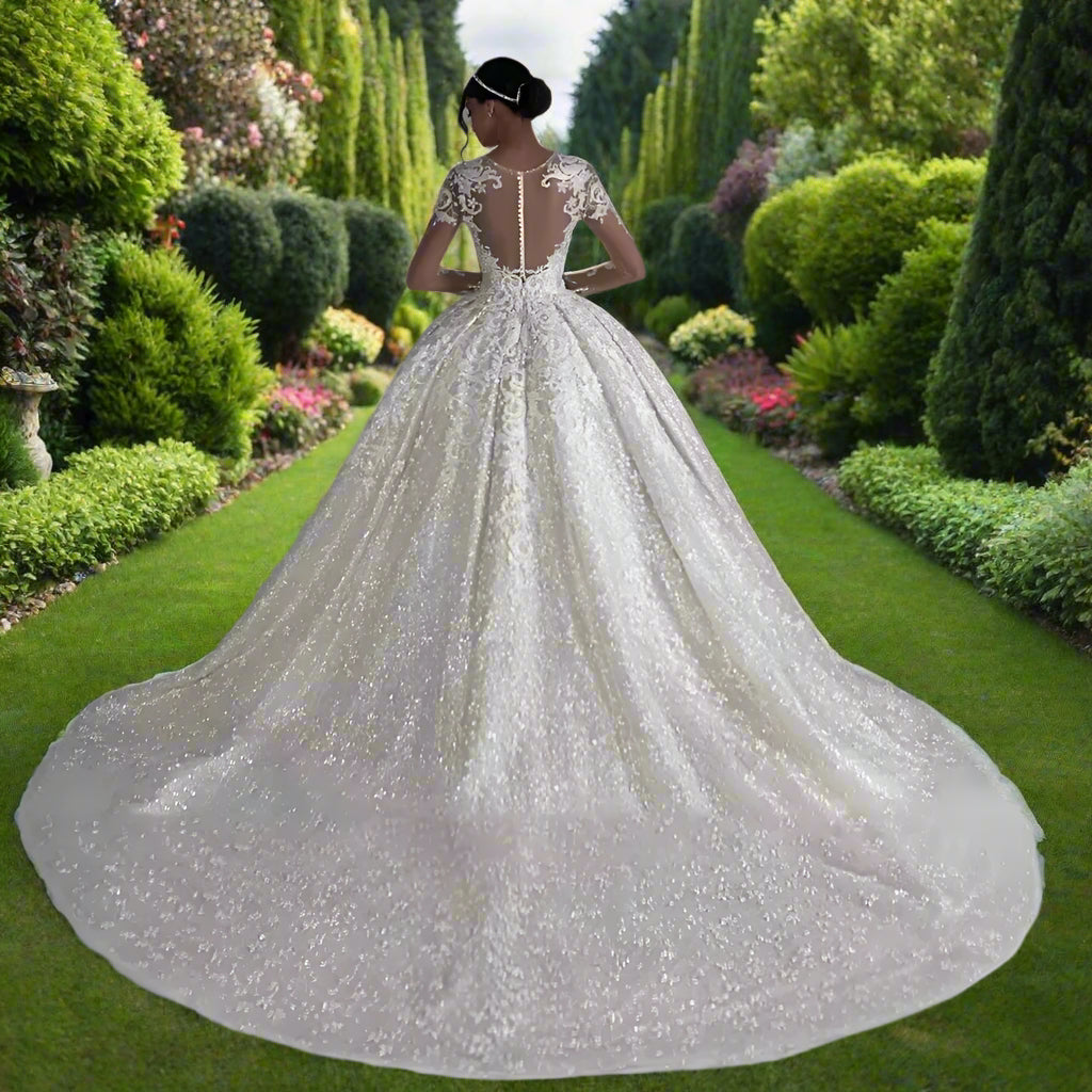 Full Sleeve Lace Wedding Dress