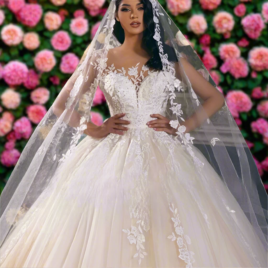 Lace Ball Gown Wedding Dress