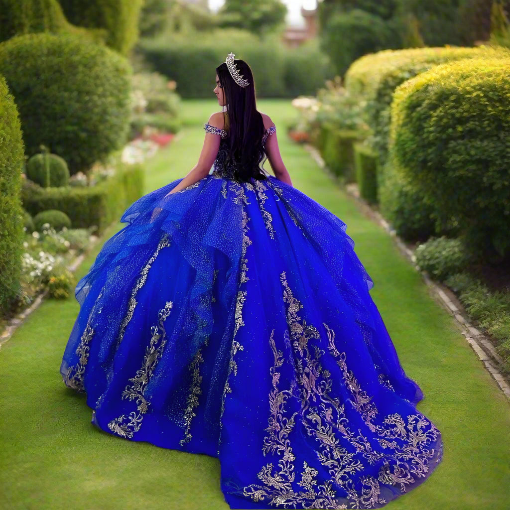 Royal Blue Quinceanera Dress