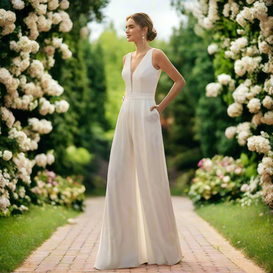 Three Piece Wedding Pant Suit