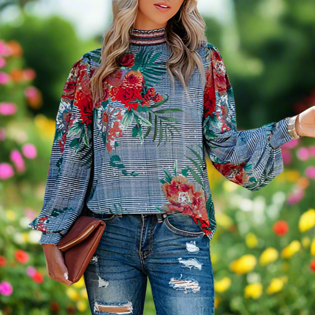 Lantern Long Sleeve Loose Top