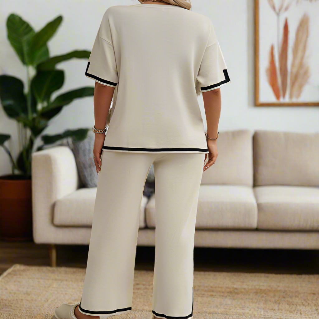 Knit Pocket Top & Pant Set