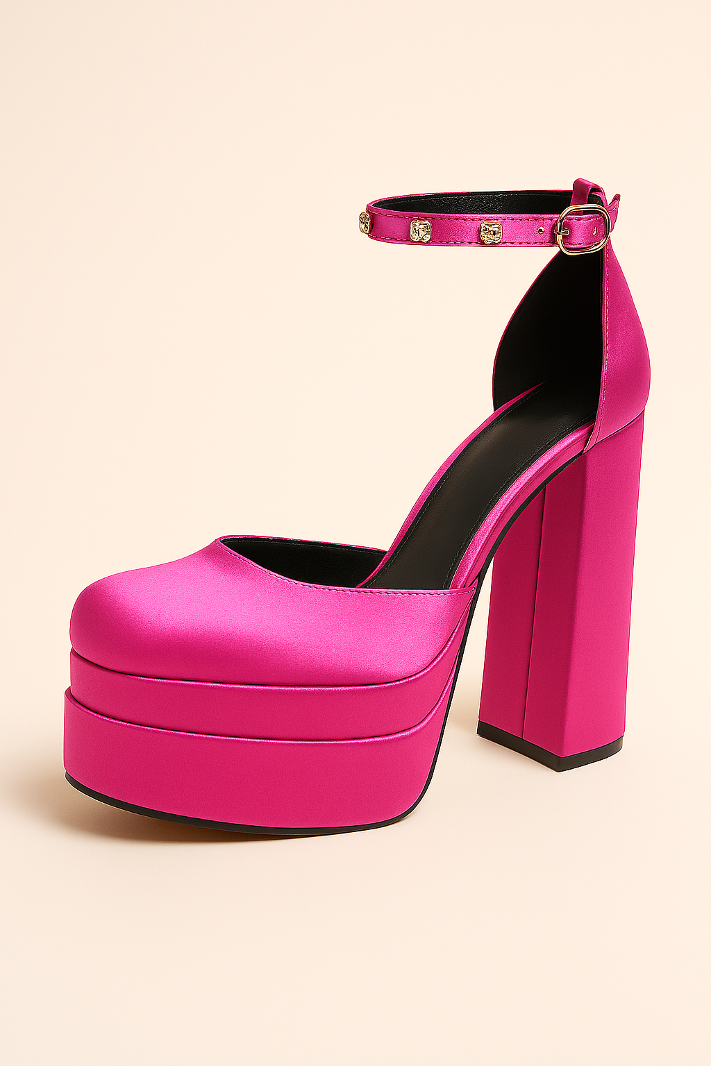 Platform High Heeled Pumps