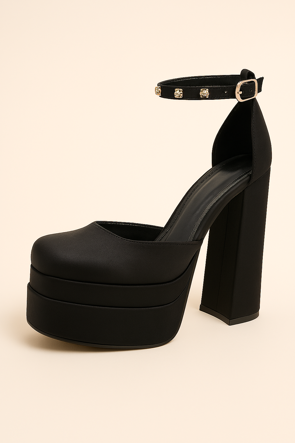 Platform High Heeled Pumps